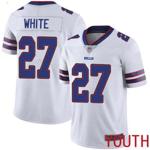 Youth Buffalo Bills #27 Tre Davious White White Vapor Untouchable Limited Player NFL Jersey